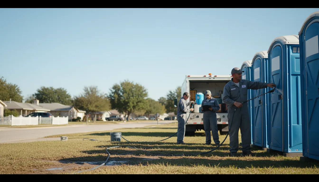 Long-Term Portable Toilet Rental in Cavalier, ND near me